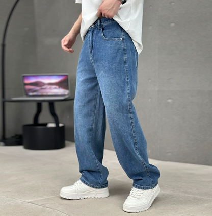 Nicolas - Jean Homme Baggy Fit avec Coupe Ample Streetwear Oversize