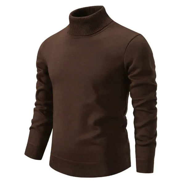 Nicolas - Pull Homme Col Roulé en Maille Casual Smart pour l'Hiver