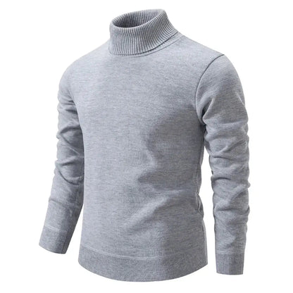 Nicolas - Pull Homme Col Roulé en Maille Casual Smart pour l'Hiver