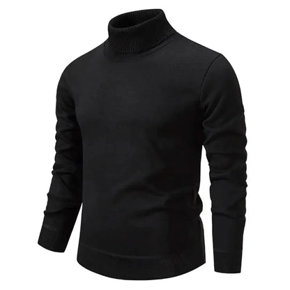Nicolas - Pull Homme Col Roulé en Maille Casual Smart pour l'Hiver
