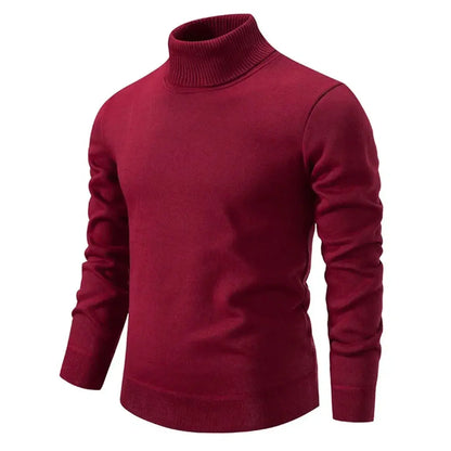 Nicolas - Pull Homme Col Roulé en Maille Casual Smart pour l'Hiver