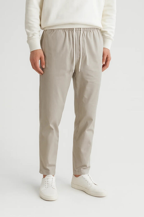 Pantalon Homme - Coupe Fuselée Taille Élastiquée avec Cordon | Casual
