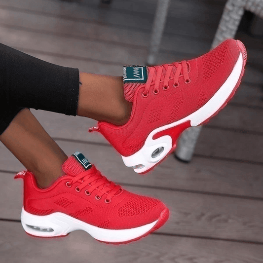 Pauline - Chaussures Orthopédiques Femme Moderne avec Coussin d'Air et Tige Tricotée