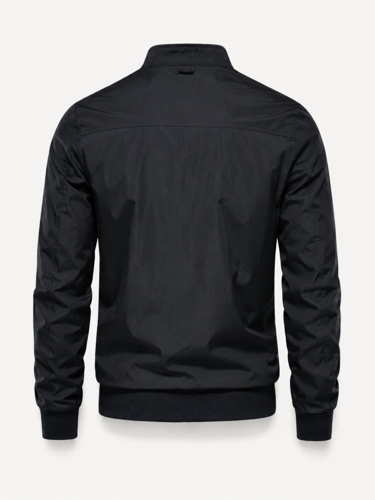 Romain - Bomber Homme Imperméable avec Col Montant et Fermeture Éclair