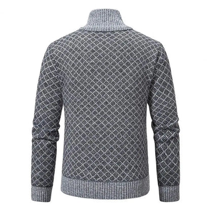 Romain - Gilet Homme Zippé en Maille Casual Smart pour l'Automne