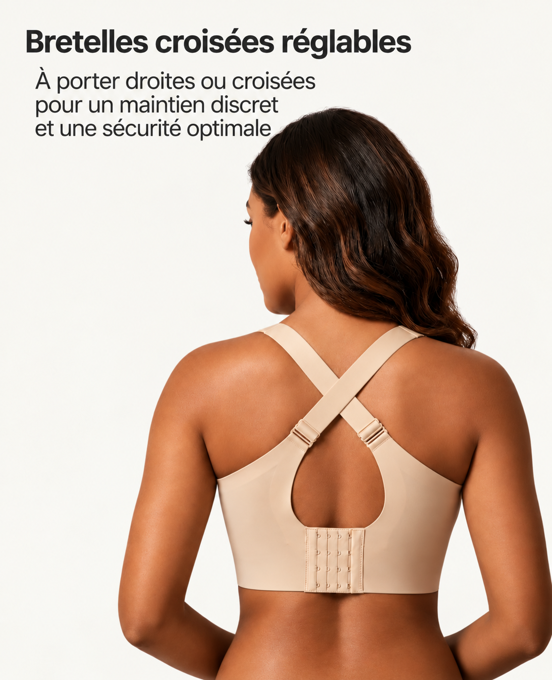 Sarah - Soutien-gorge femme couvrant et confortable à bonnets moulés