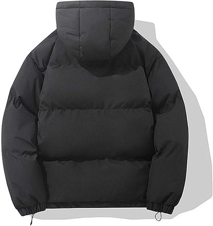 Théo - Doudoune homme hiver chaude et décontractée à capuche ajustable