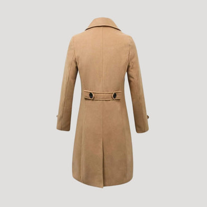 Théo - Manteau Homme Hiver Long Casual Smart avec Double Boutonnage