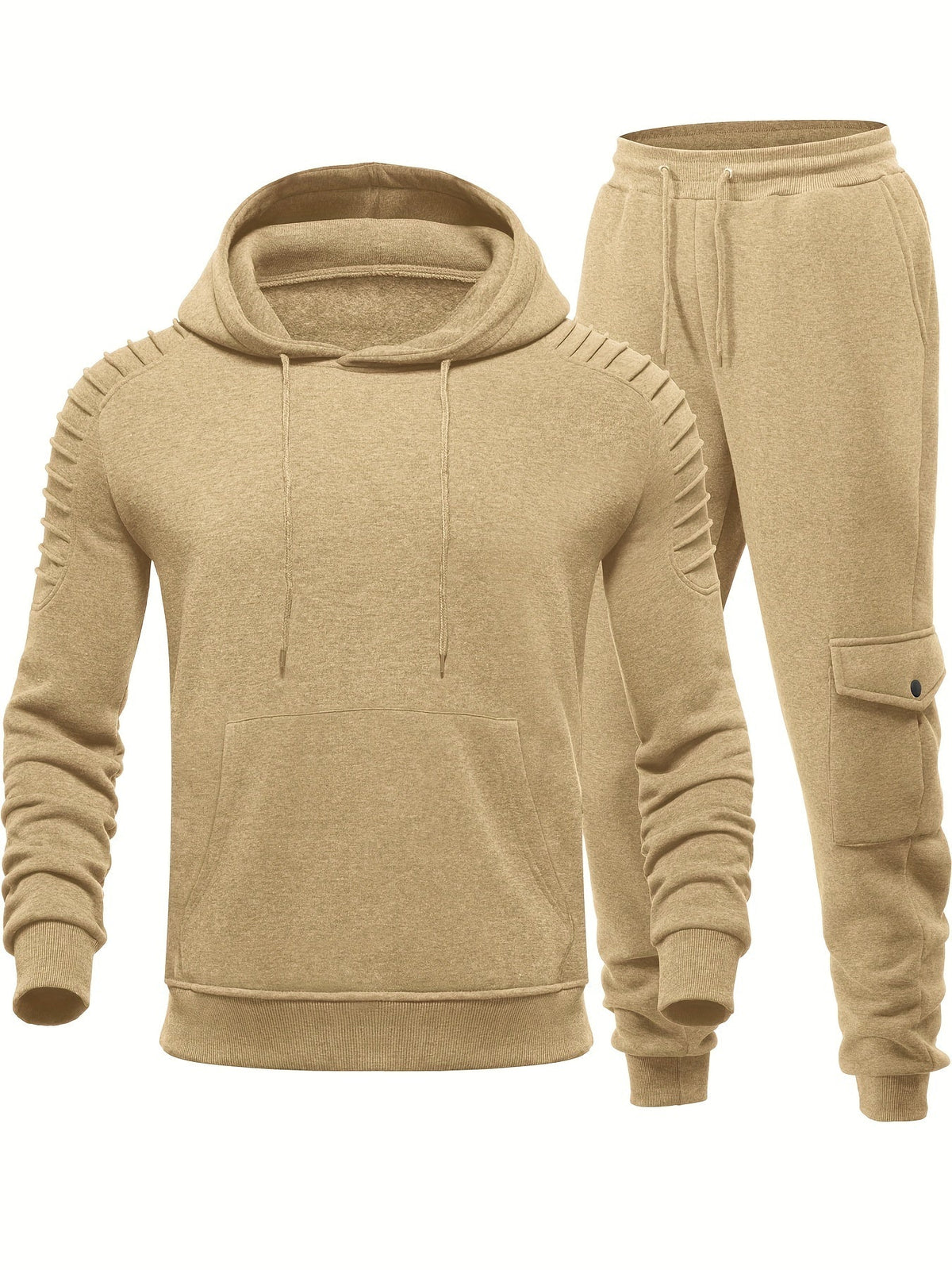 Thomas - Survêtement homme à capuche confortable et décontracté à texture gaufrée