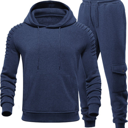 Thomas - Survêtement homme à capuche confortable et décontracté à texture gaufrée