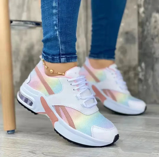 Élise - Chaussures Orthopédiques Femme Tendance avec Semelle Plateforme et Bulle d'Air