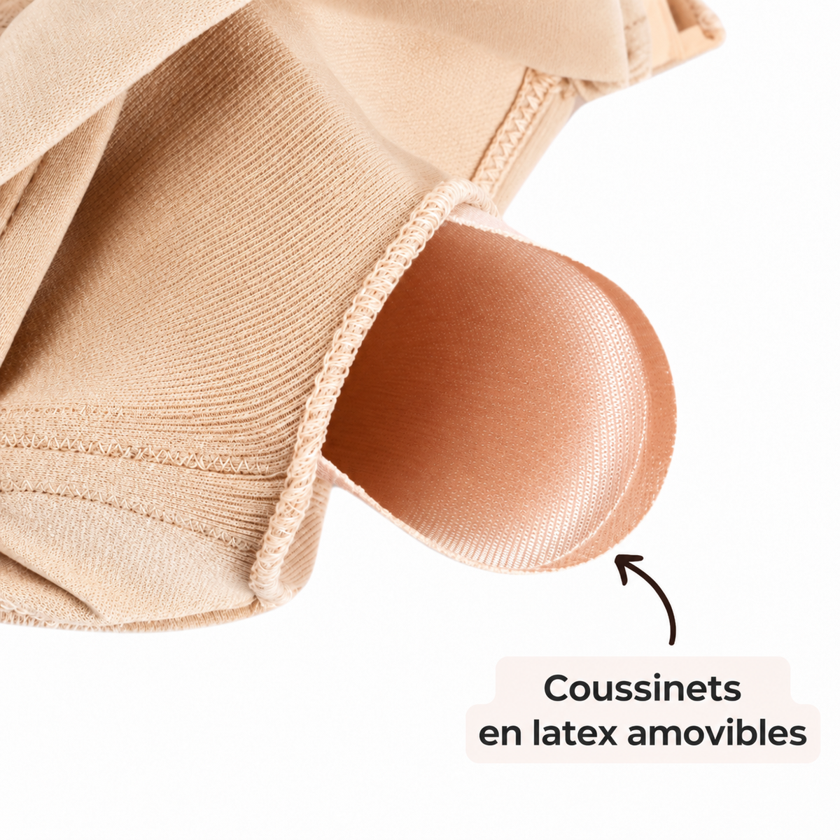 Élise - Soutien-gorge d'allaitement femme sans armatures à ouverture facile