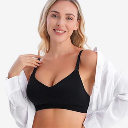 Élise - Soutien-gorge d'allaitement femme sans armatures à ouverture facile